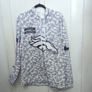 Denver Broncos Salute to Service Hooded Sweatshirt. NWOT.